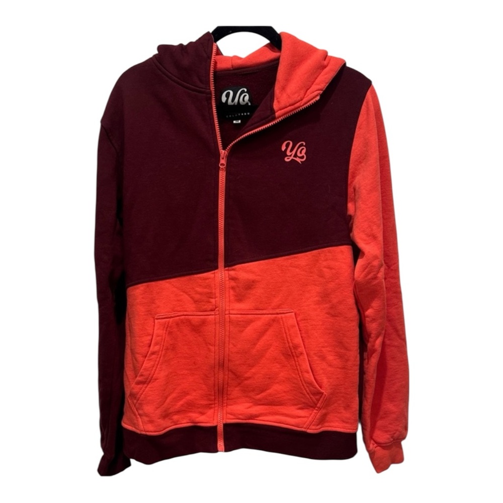 Yo Colorado Women’s Medium Burgundy and Orange Hoodie
